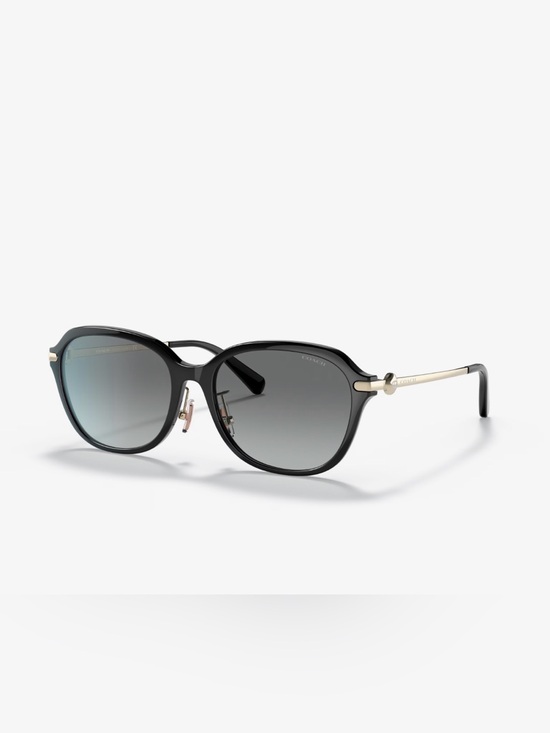 Coach Accessories - Coach Black Frame with Gradient Gray Lenses Women's Sunglasses